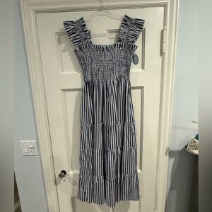 Hill House Navy and White Striped Nap Dress